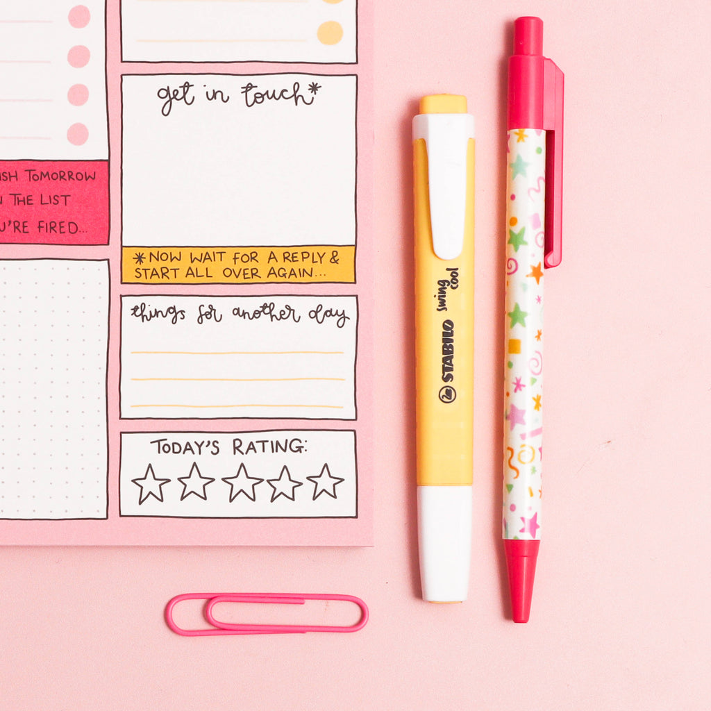 'It's A Plan' A5 Daily Desk Notepad