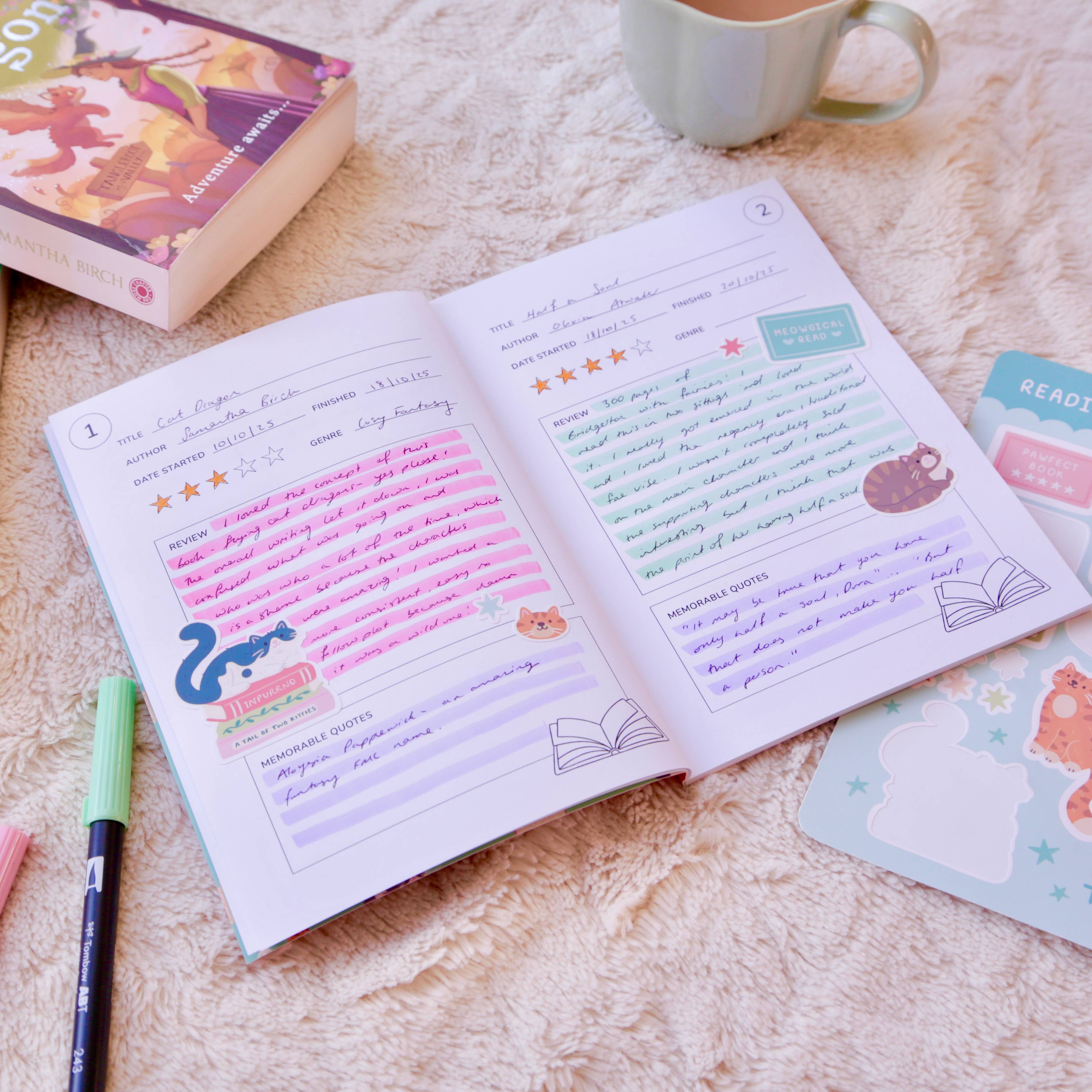 Cats Reading Journal