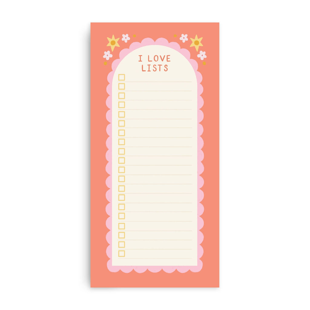 I Love Lists Notepad