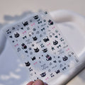 Black Kitty Stickers