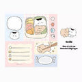 Kitty Patchwork Memo Note Pad: Sushi