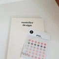 Suatelier |Plain Flower Stickers