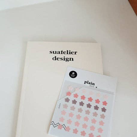 Suatelier |Plain Flower Stickers