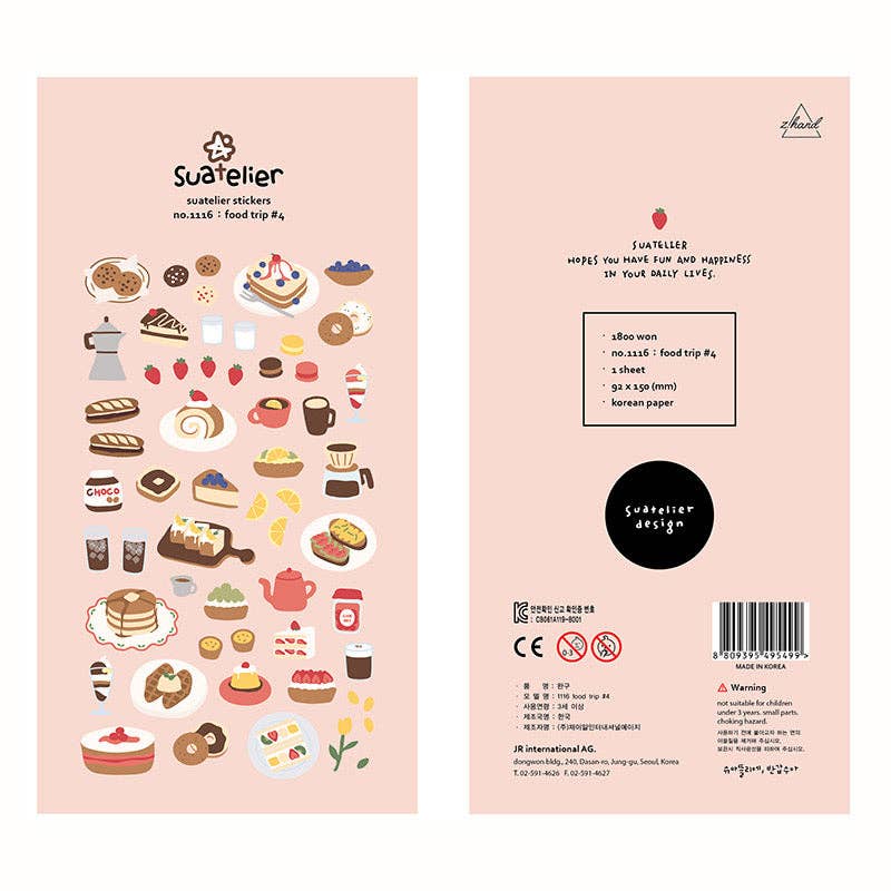 Suatelier | Food Trip Stickers