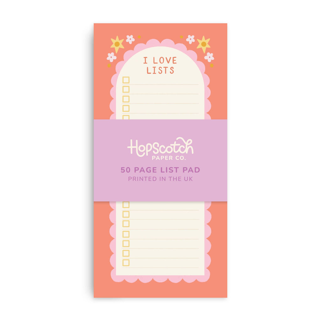I Love Lists Notepad