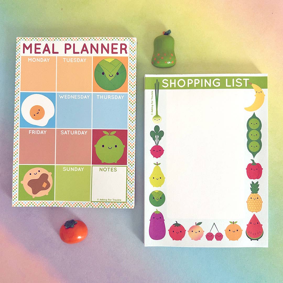 Kawaii Magnetic Meal Planner Pad