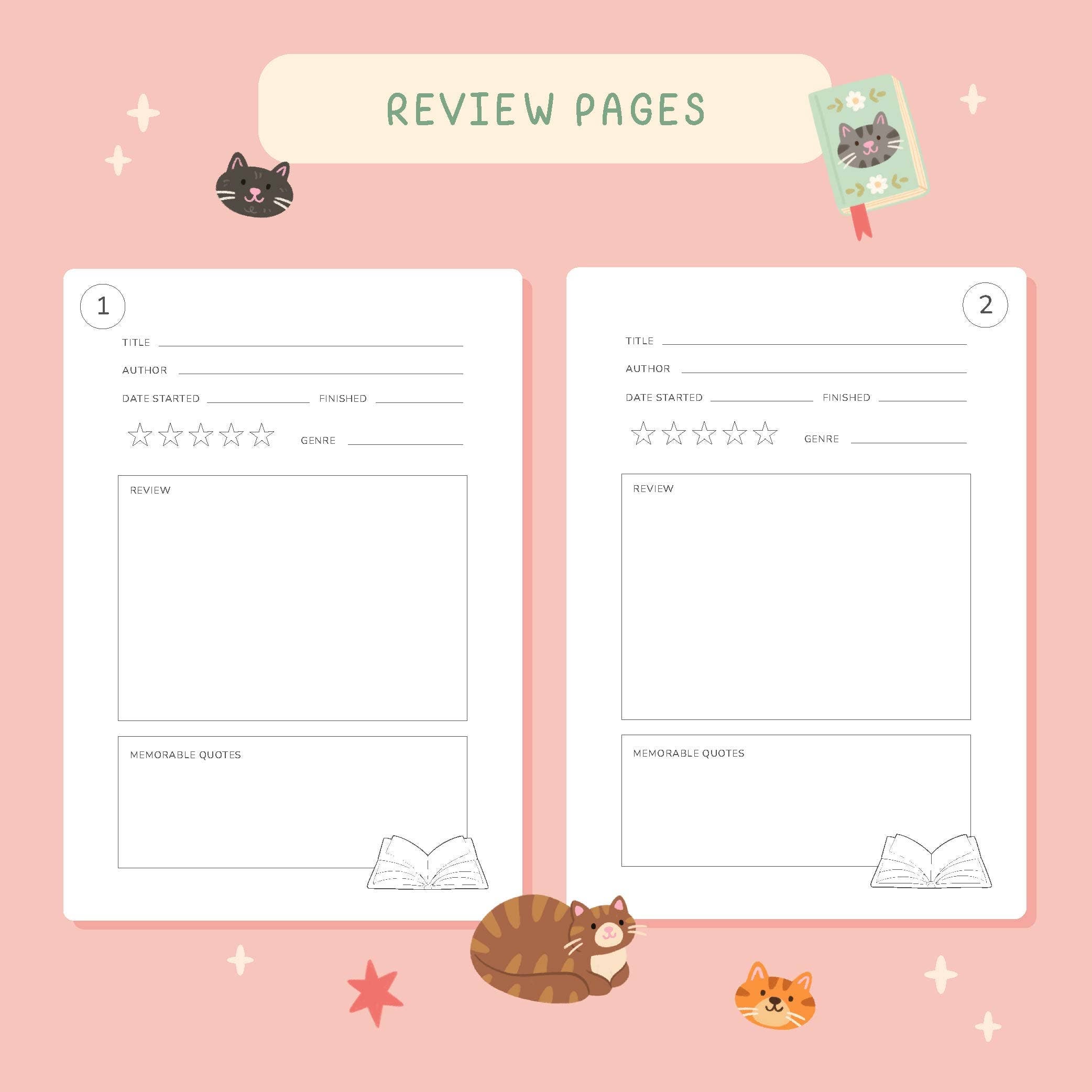 Cats Reading Journal