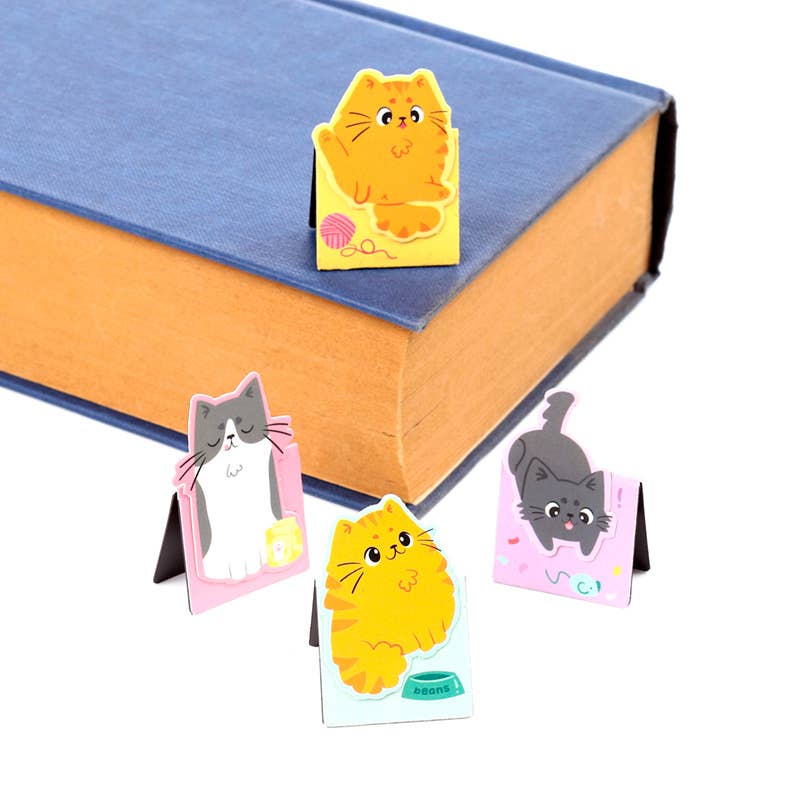 Magnetic Cat Bookmark Set