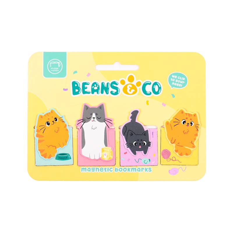 Magnetic Cat Bookmark Set