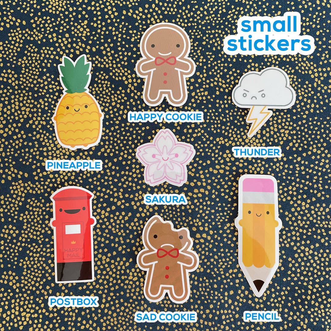 Small Kawaii Vinyl Stickers